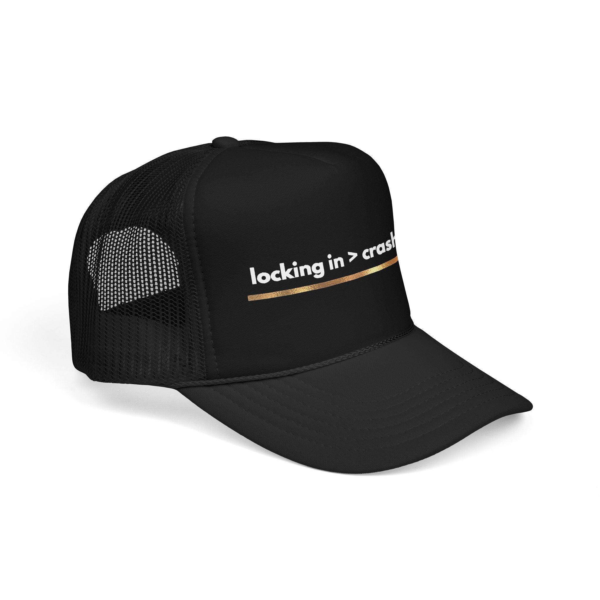 Locking In > Crashing Out Embroidered Hat