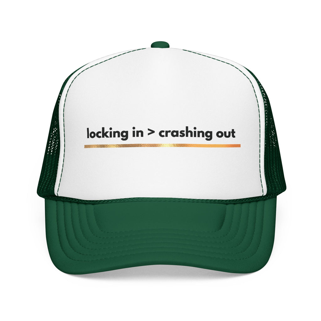 Locking In > Crashing Out Embroidered Hat