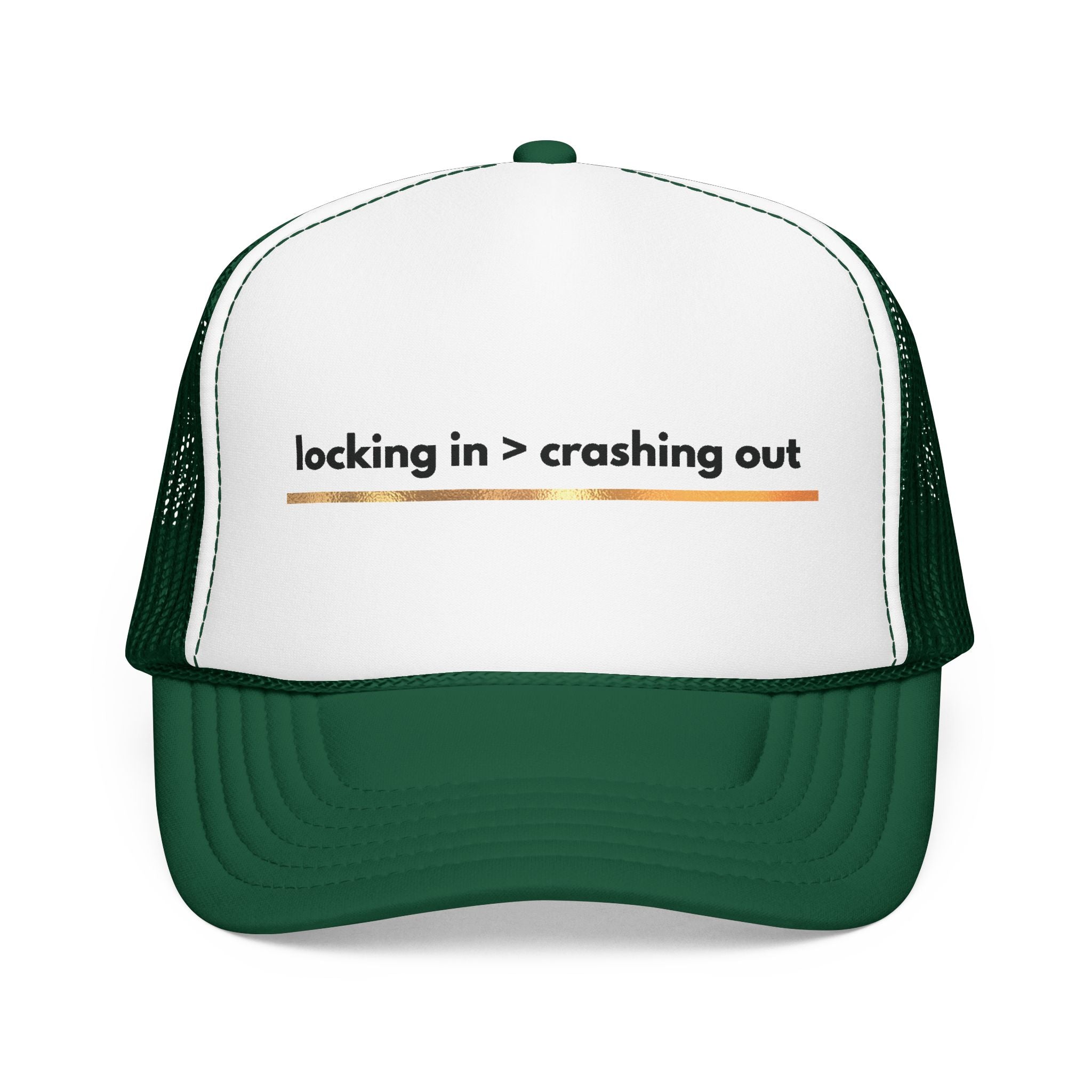 Locking In > Crashing Out Embroidered Hat
