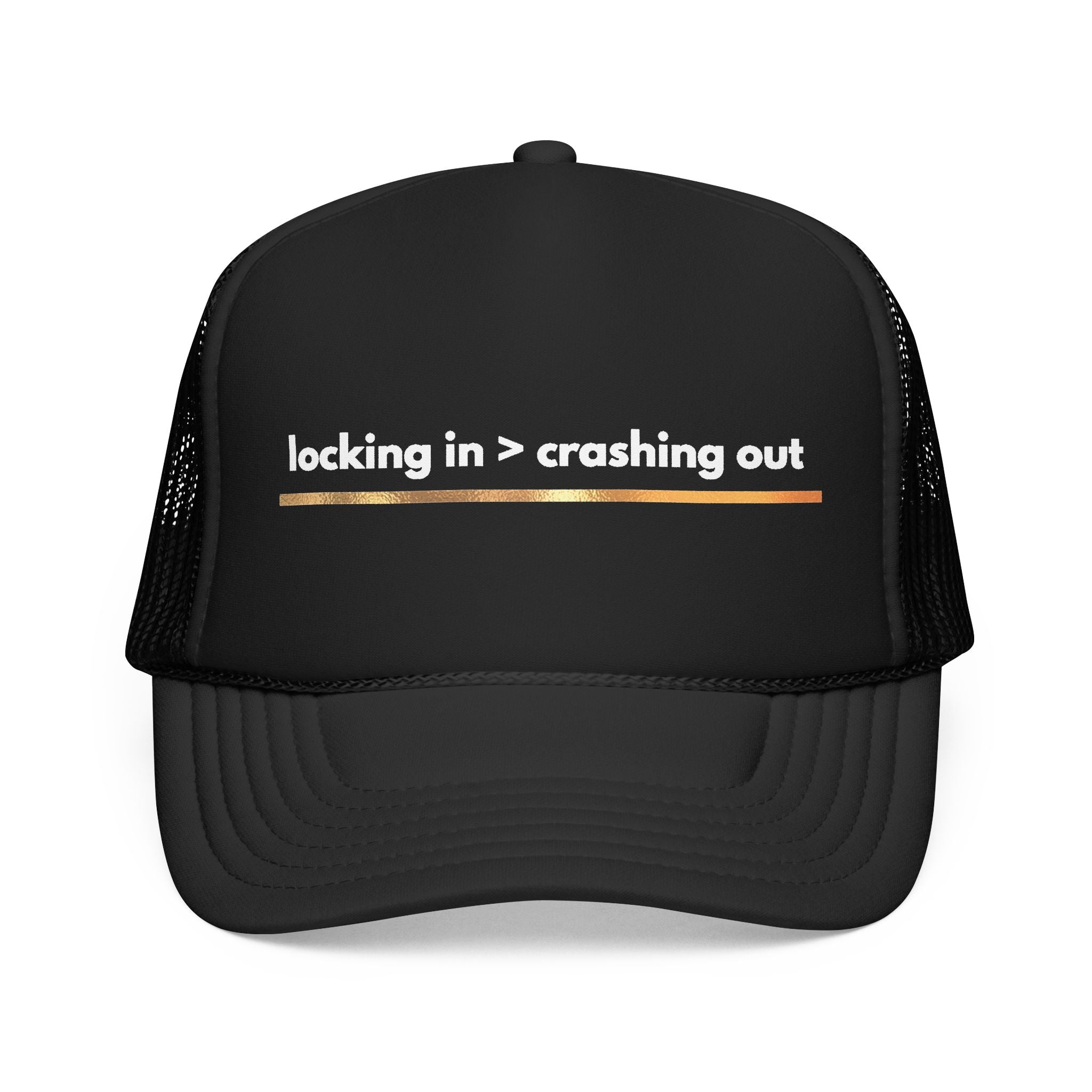 Locking In > Crashing Out Embroidered Hat